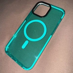 teal magsafe iphone 13 pro max case